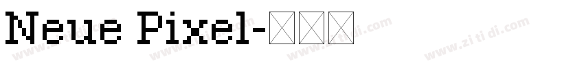 Neue Pixel字体转换